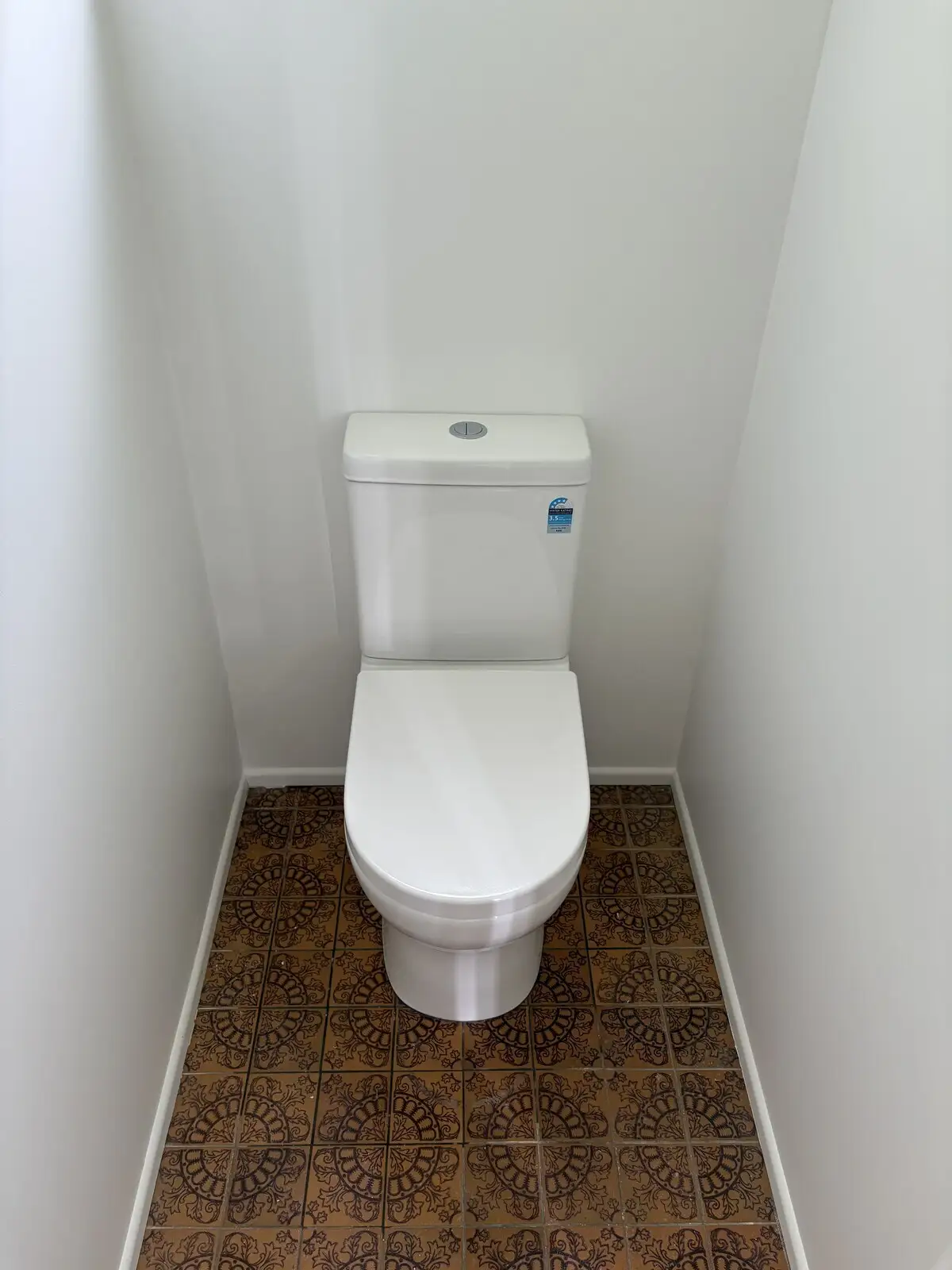 After: new toilet suite installed